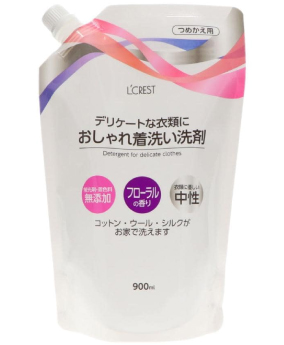 L‘CREST　おしゃれ着洗い洗剤　詰替用大容量　900mL